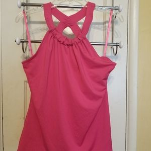 Pink halter by Cache